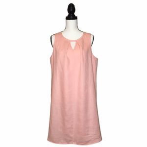 Cupio Blush Linen Dress Size Large